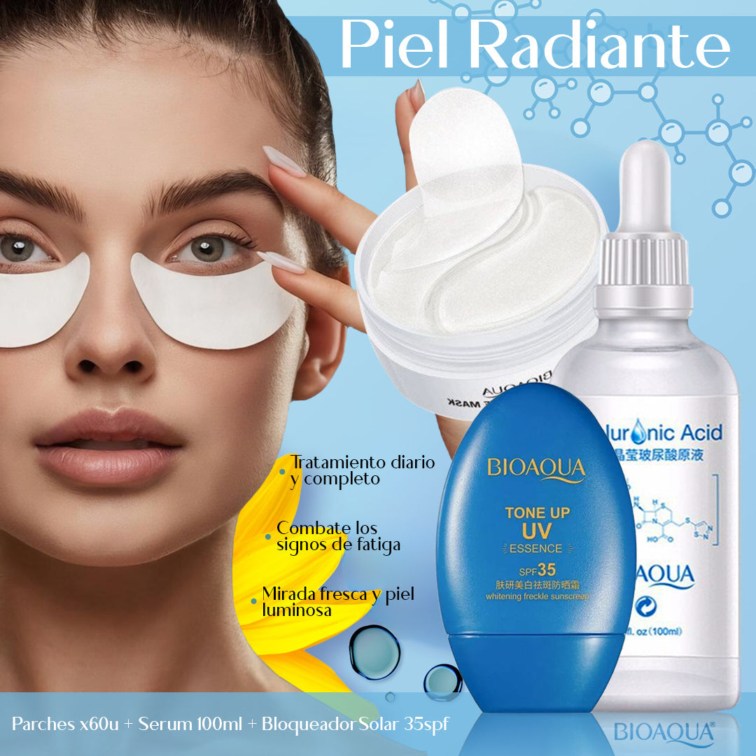 Kit Piel Radiante BIOAQUA – Luminosidad y Cuidado Completo para Tu Rostro