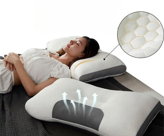 ✨ ¡Almohada Ortopédica Cervical: Descansa Como Nunca y Despierta Renovado! 🌙